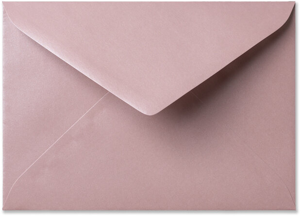 Envelop 15,6 x 22 cm Metallic Rose