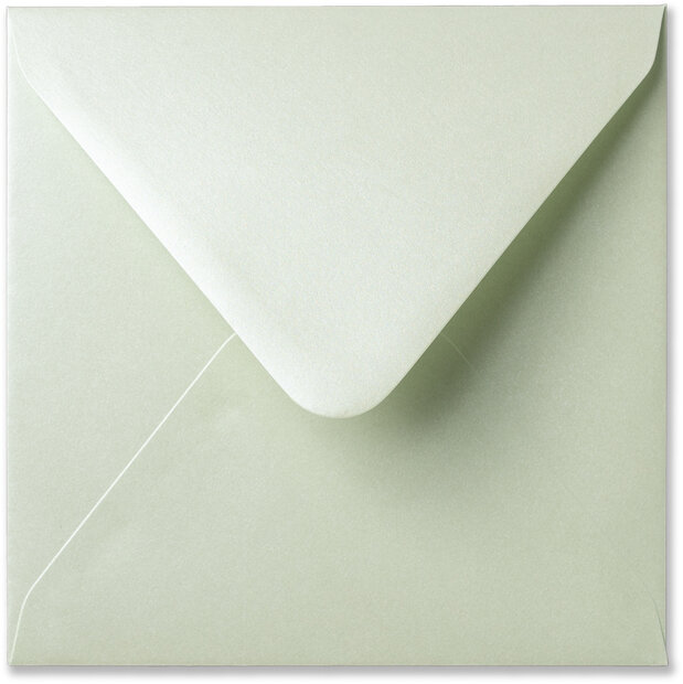 Envelop 16 x 16 cm Metallic Mint