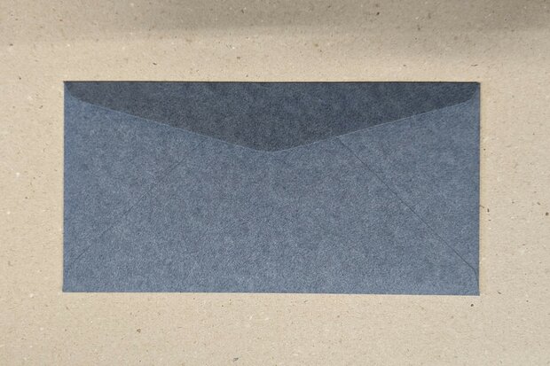 Envelop 11 x 22 cm Jeans