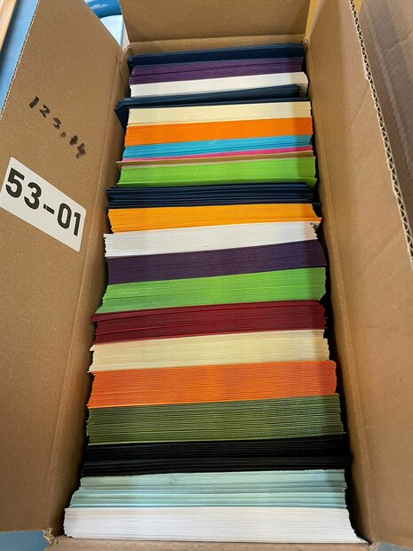 Doos vol met Enveloppen 12.5 x 14 cm