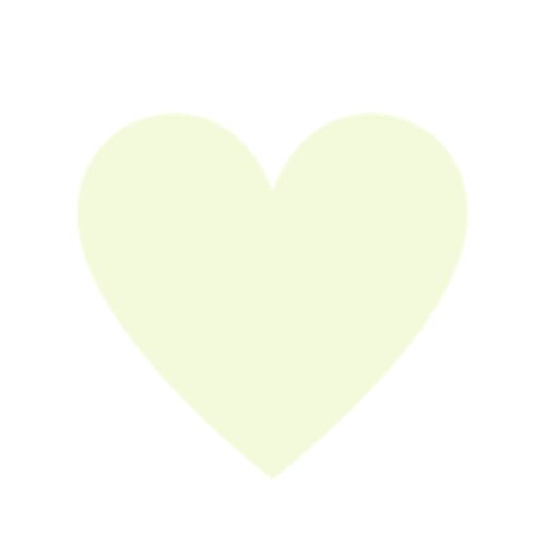 Sluitzegel hartje Pastelgroen