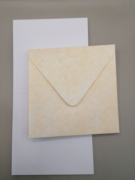 Enveloppen + Kaarten in setje van 10 stuks 