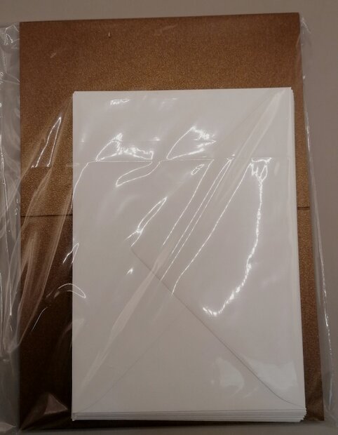 Enveloppen + Kaarten in setje van 10 stuks 