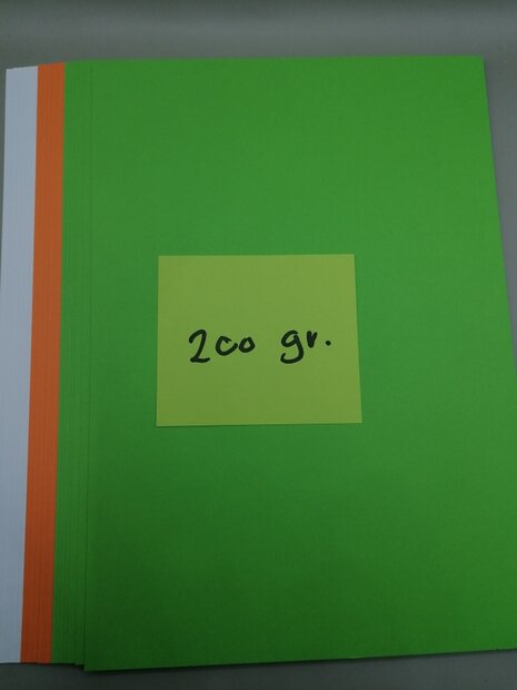 Pak vellen verschillende kleuren A4