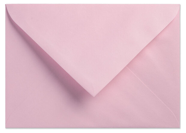 Envelop 12 x 17  cm roze