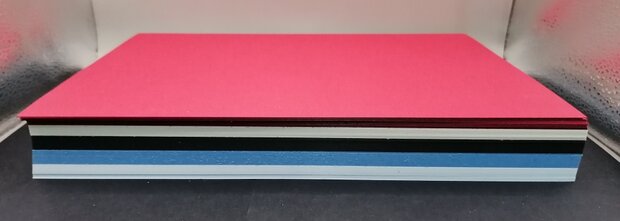 Pak vellen A4 karton diverse kleuren