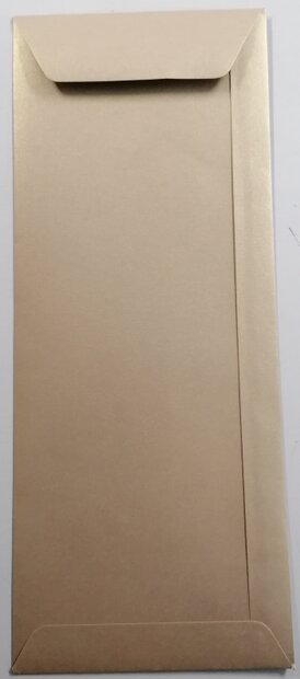 Envelop 12,5 x 31,2 cm Metallic Champagne