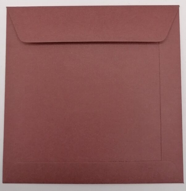 Envelop 10,5 x 10,5 cm framboos