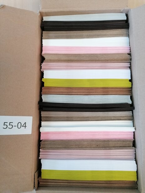 Doos vol met Enveloppen 12 x 18 cm