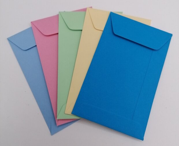 envelop  6,5 x 10,5 cm per 100 stuks