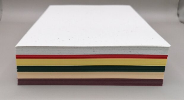 Pak gekleurde vellen 120 Gram A5