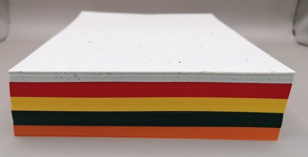 Pak gekleurde vellen 120 Gram A5