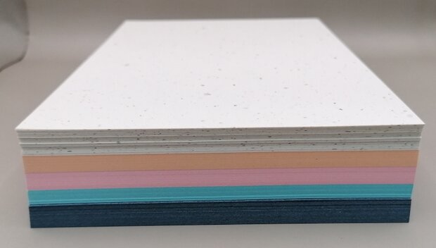 Pak gekleurde vellen 120 Gram A5