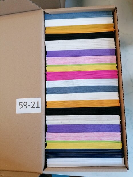 Doos vol met Enveloppen  11 x 15,6 cm