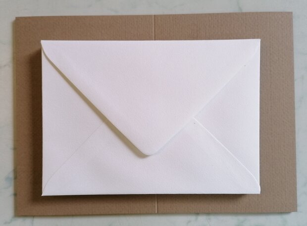 Enveloppen + Kaarten in setje van 10 stuks