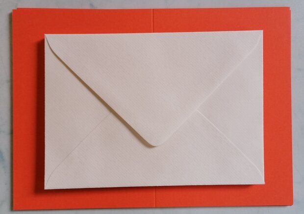 Enveloppen + Kaarten in setje van 10 stuks