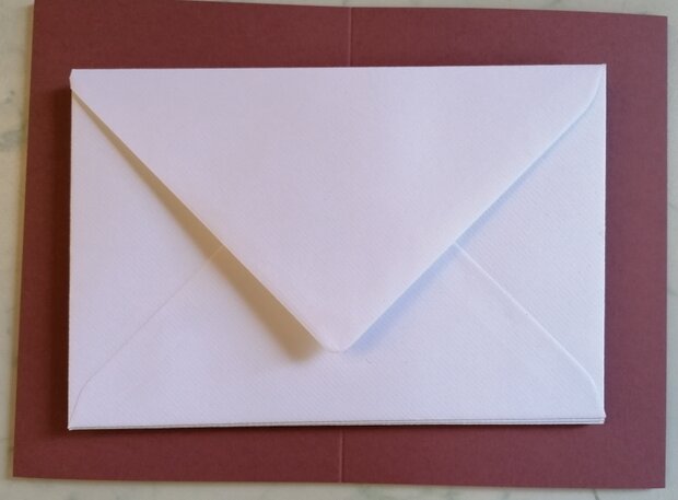 Enveloppen + Kaarten in setje van 10 stuks