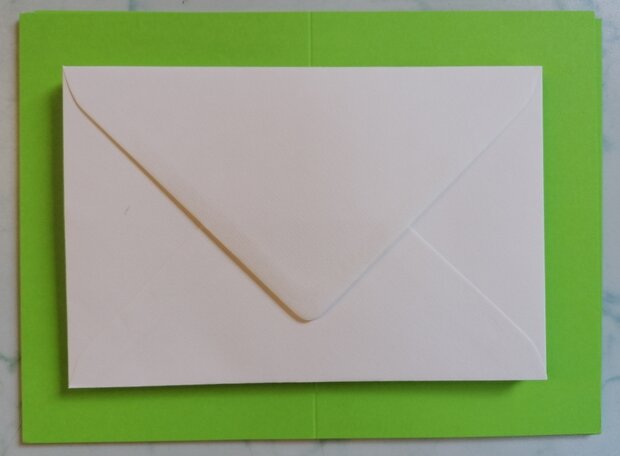 Enveloppen + Kaarten in setje van 10 stuks