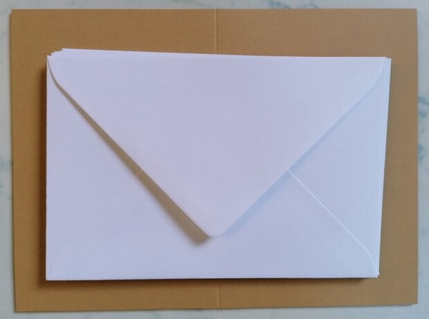 Enveloppen + Kaarten in setje van 10 stuks