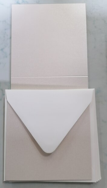 Enveloppen + Kaarten in setje van 10 stuks 