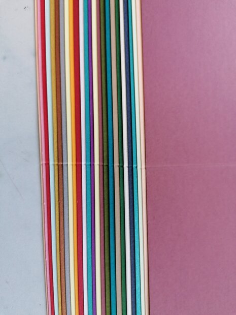 regenboog kaarten 25 stuks 13 x 26 cm