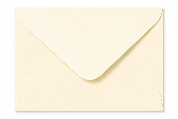 Envelop 12,5 x 17,6 cm Ivoor