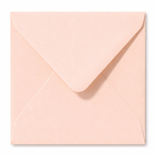 Envelop 12 x 12 cm Abrikoos