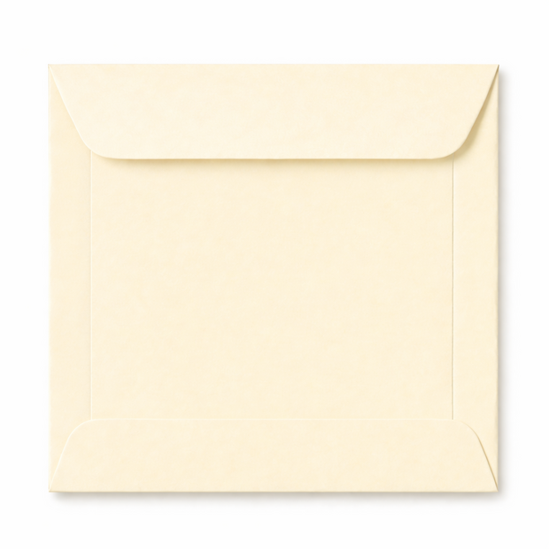 Envelop 19 x 19 cm Ivoor