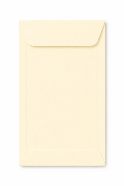 Envelop 12,5 x 31,2 cm Ivoor