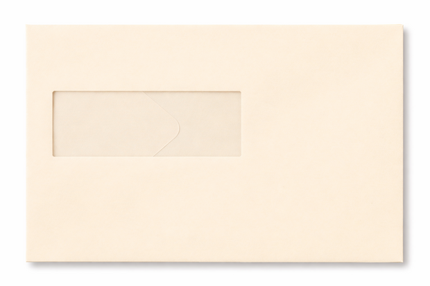 Envelop 15,6 x 22 cm Ivoor venster