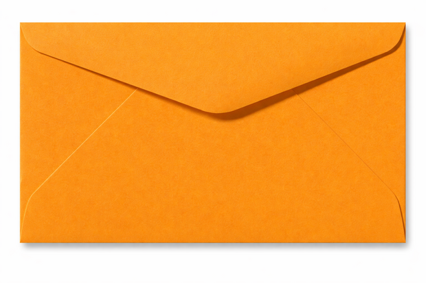 Envelop 11 x 22 cm Goudgeel