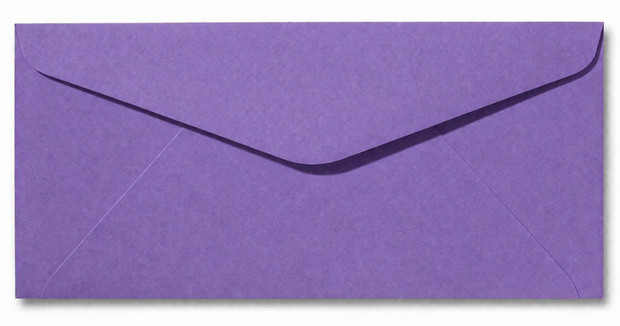 Envelop 11 x 22 cm Paars