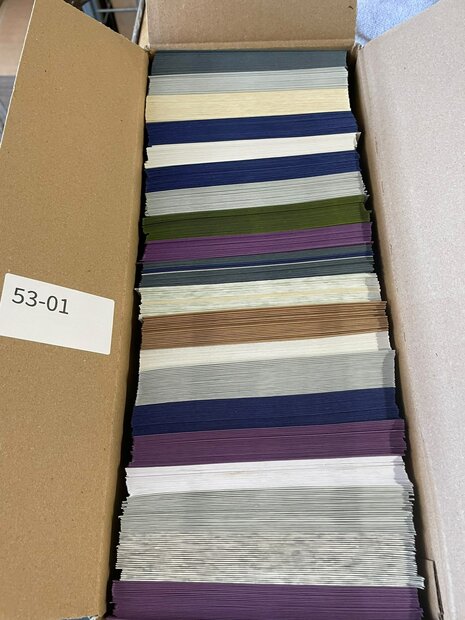 Doos vol met Enveloppen 12.5 x 14 cm