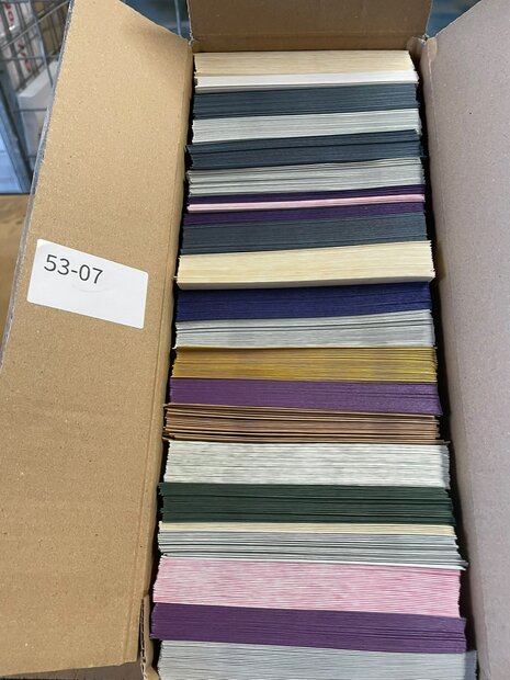 Doos vol met Enveloppen 12.5 x 14 cm