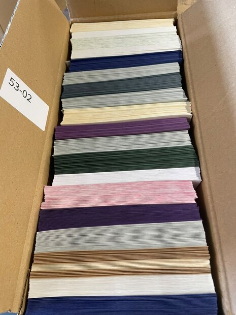 Doos vol met Enveloppen 12.5 x 14 cm