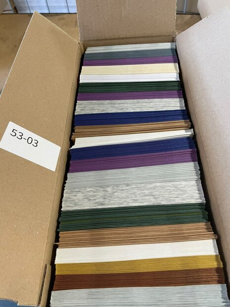 Doos vol met Enveloppen 12.5 x 14 cm