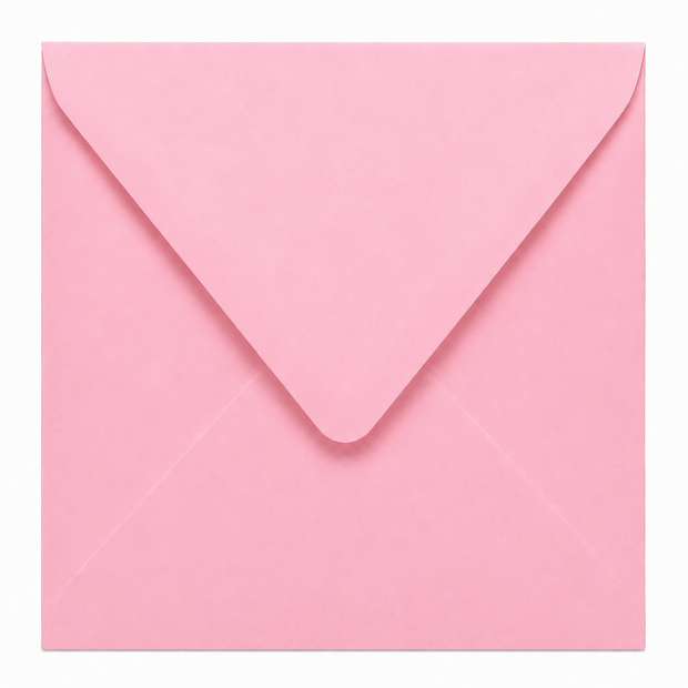 Envelop 13 x 13 cm Flamingo 3 (korte klep)