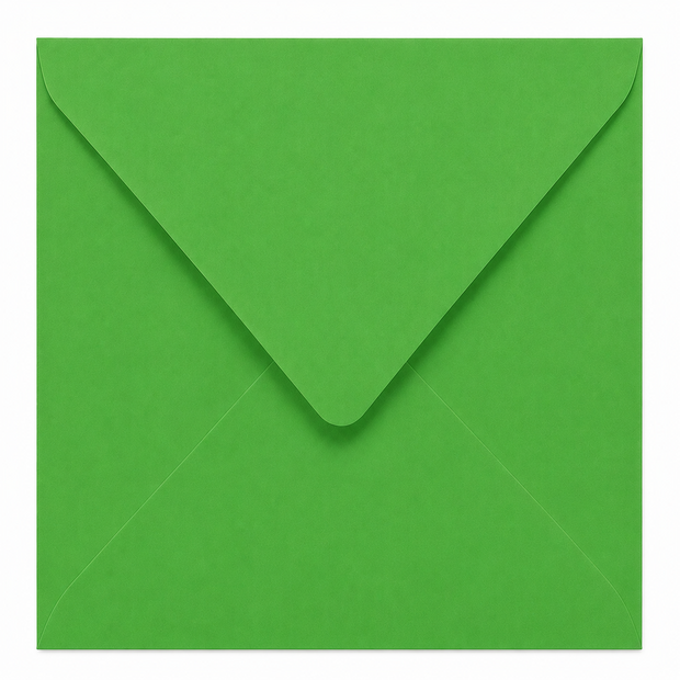 Envelop 13 x 13 cm Meadow Green (lange klep)