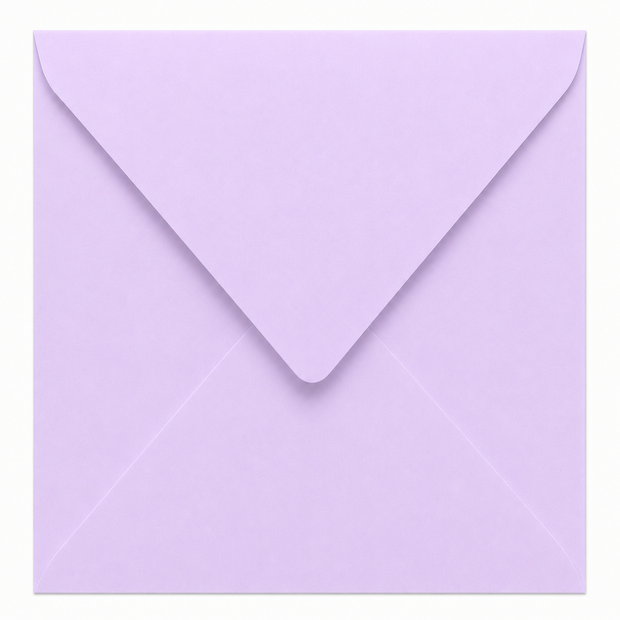 Envelop 13 x 13 cm Amethyst (lange klep)