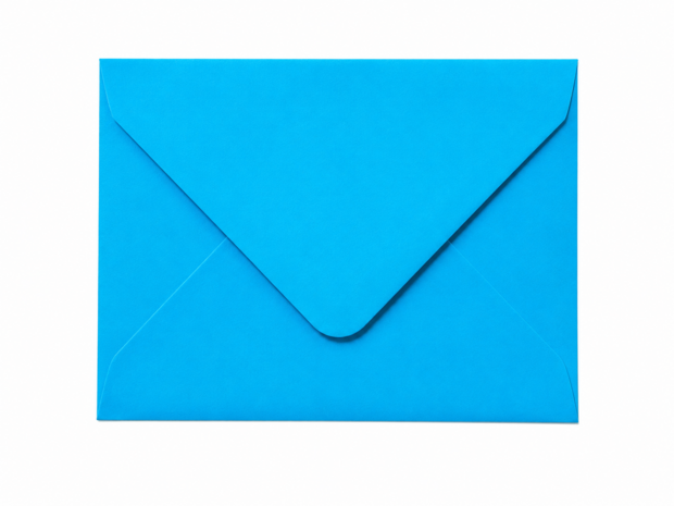 Envelop 8,2 x 11,3 cm Soft Blue (lange klep)