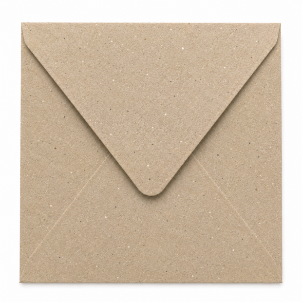 Envelop 16 x 16 cm Fleck Light (lange klep)