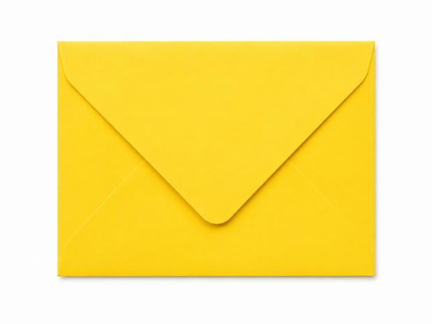 Envelop 8,2 x 11,3 cm Lemon Yellow (lange klep)