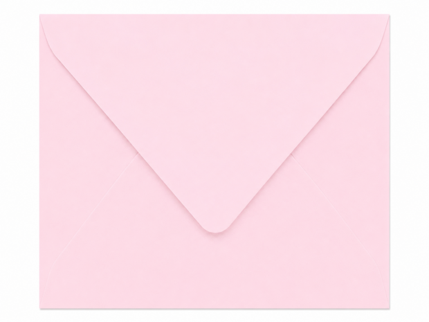Envelop 8,2 x 11,3 cm Soft Pink (lange klep)