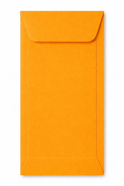 Envelop12,5 x 31,2 cm Goudgeel
