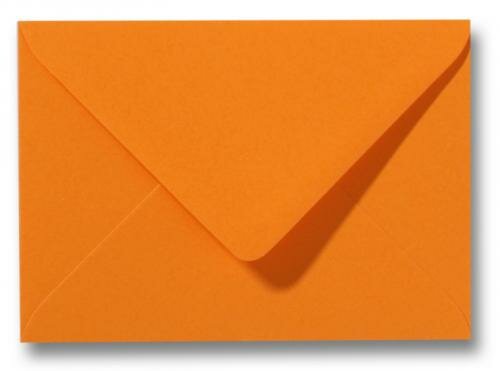 Envelop 11,4 x 16,2 cm Orange (korte klep)