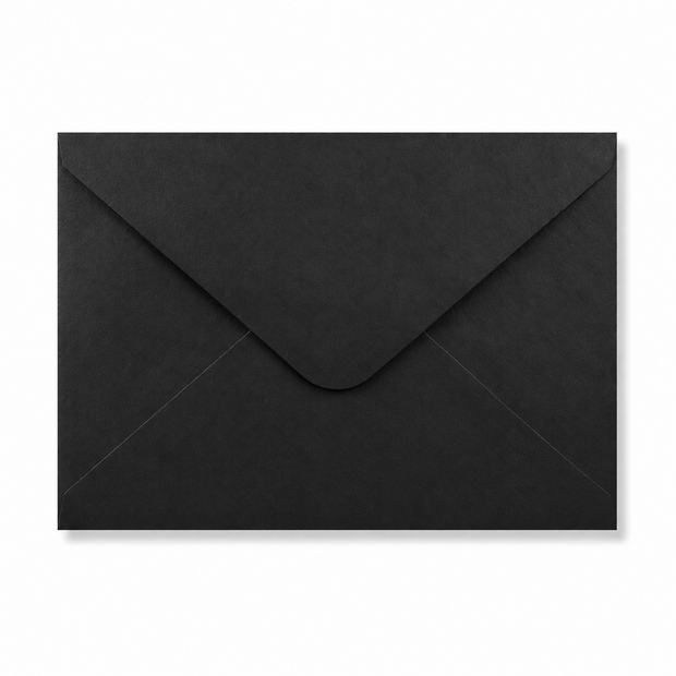 Envelop 11,4 x 16,2 cm Black (lange klep)