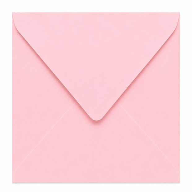 Envelop 11,4 x 16,2 cm Soft Pink (lange klep)
