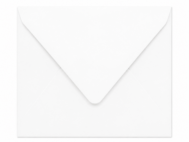 Envelop 11,4 x 16,2 cm White (lange klep)