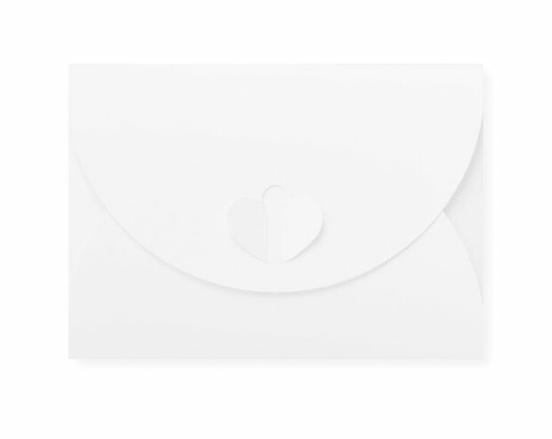 Cadeau Envelop 11 x 15,6 cm Wit