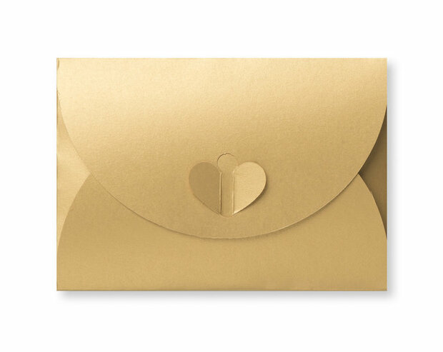 Cadeau Envelop 8 x 11,4 cm Metallic Goud